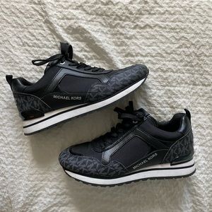 Michael Kors Black Wilma Trainers